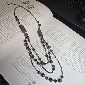 Elegant Multi-Layered Beaded Necklace